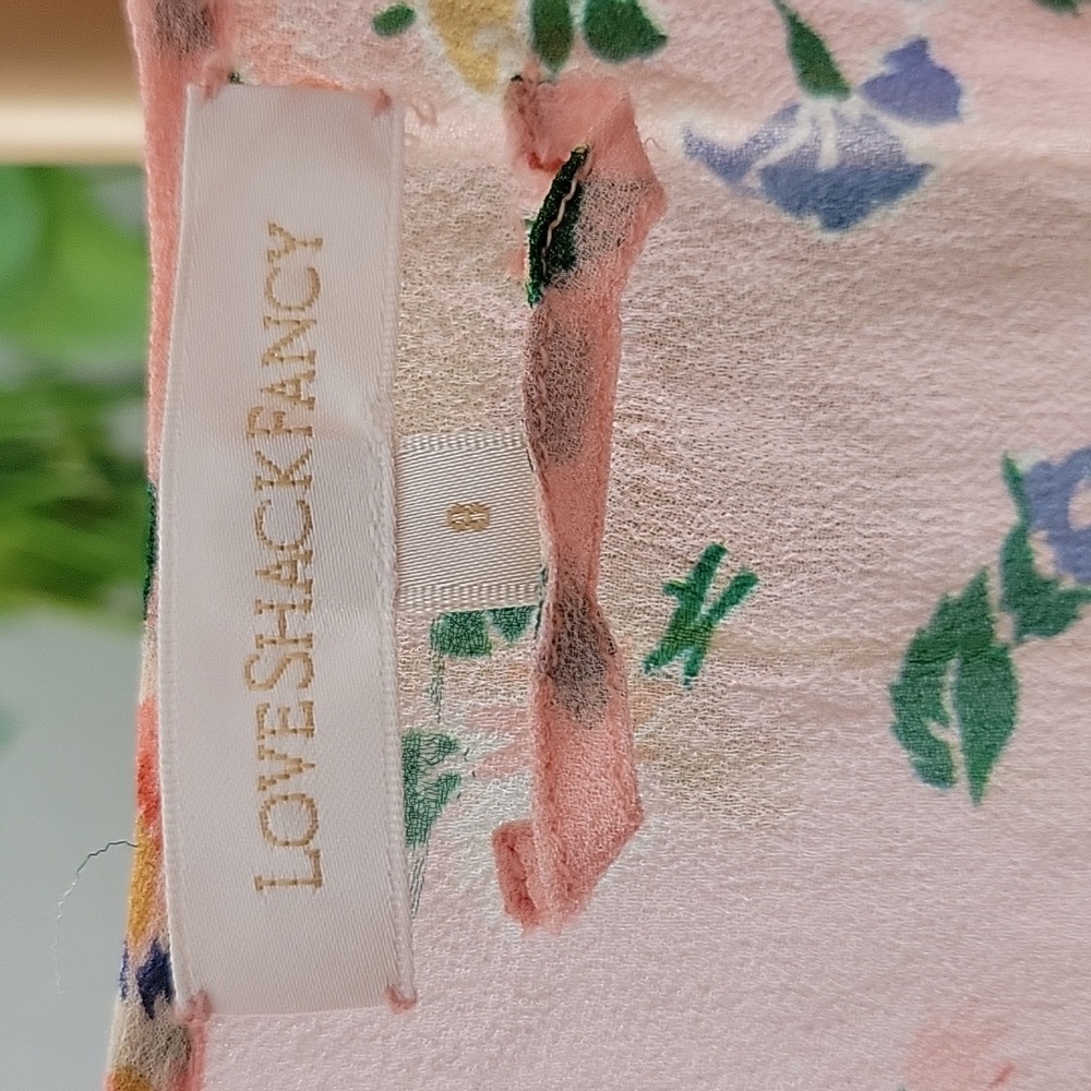 LoveShackFancy Silk Drees Size 8 - image 4